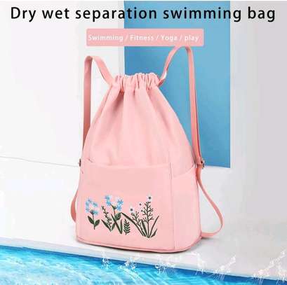 Waterproof simple foldable Flower back pack bag image 2