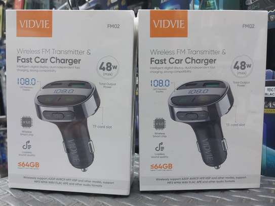 vidvie FM02 Bluetooth car charger FM Transmitter Dual USB image 3