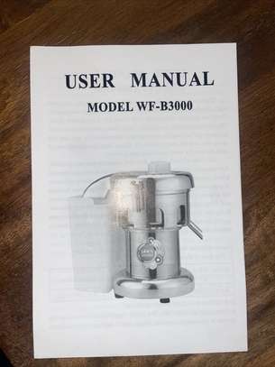 A3000 COMMERCIAL JUICER STAINLESS STEEL JUICE EXTRACTOR image 2
