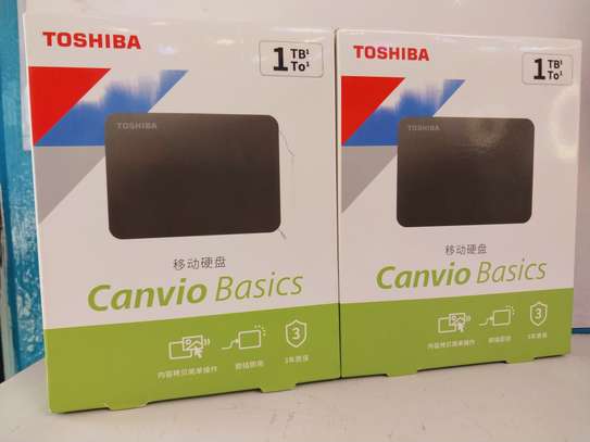 Toshiba Canvio Basics Portable Storage, Black, 1Tb image 1