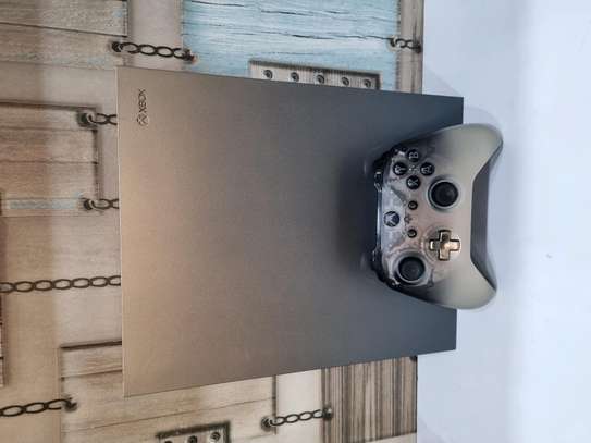 Microsoft Xbox One X 1TB Gold Rush Edition Console - Used image 1