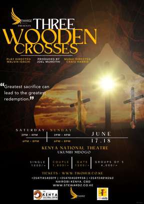 Three Wooden Crosses image 1