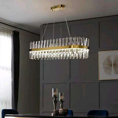 *Modern Rectangle Crystal Contracted Droplight Luxury Lamp image 2