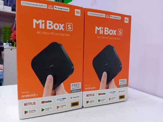 Original Xiaomi Mi TV Box S 4K Ultra HD Android TV WiFi image 1