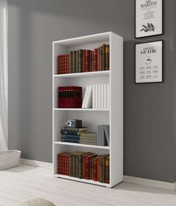 Office Cabinet; Five Tier Brown Office Bookshelf image 2