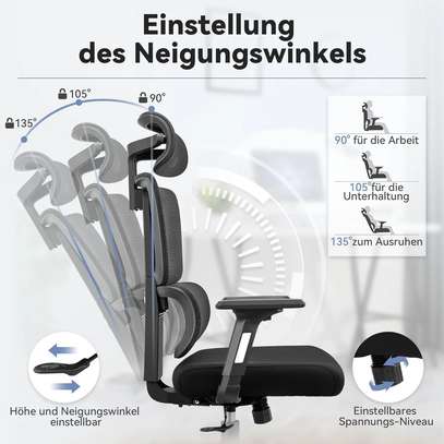 Office Chair: Ergonomic 3d Backrest High Back Office Chair image 3