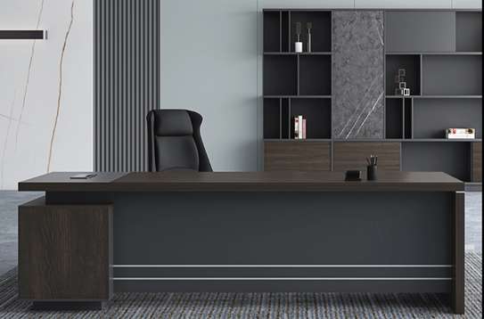 Executive Table: 1.8M L-Shaped Desk for Modern Workspaces image 7