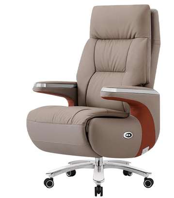 Office Chair: Luxury Reclining CEO Seat – PU Leather image 2