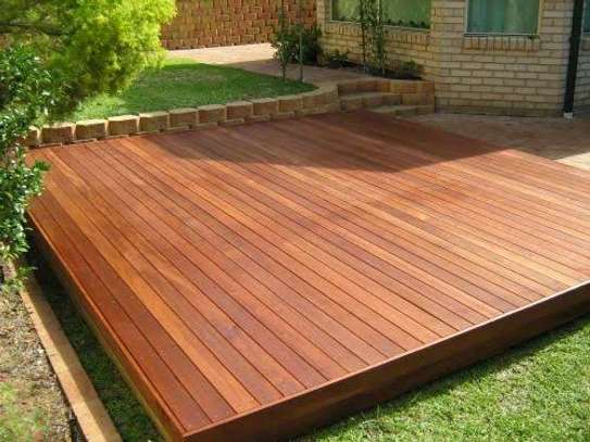 Decking sanding services&wooden porches& lawns image 4