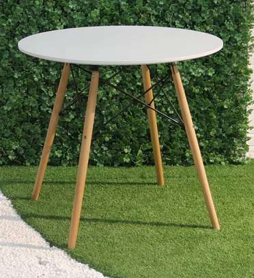 Dining Table : Round White Dining Table image 3