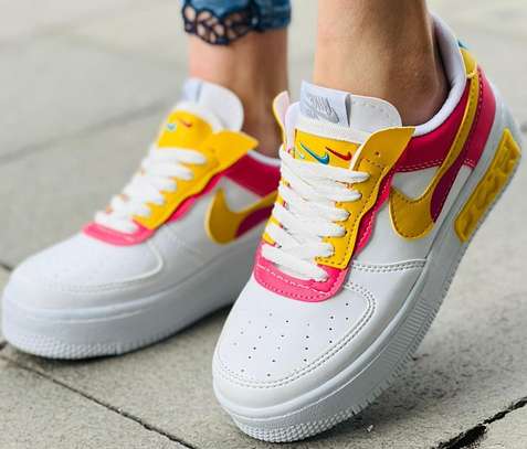 Nike Airforce 1 Shadow React White Pink Yellow image 2