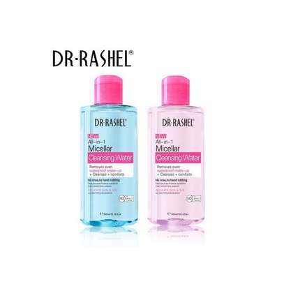 Dr. Rashel 2 (Blue + pink) All in 1 Micellar Cleansing Water Makeup Remover ,300ml image 1