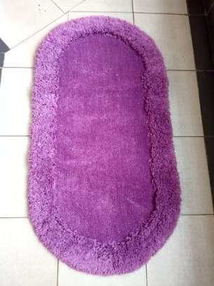 purple bed side mats image 1