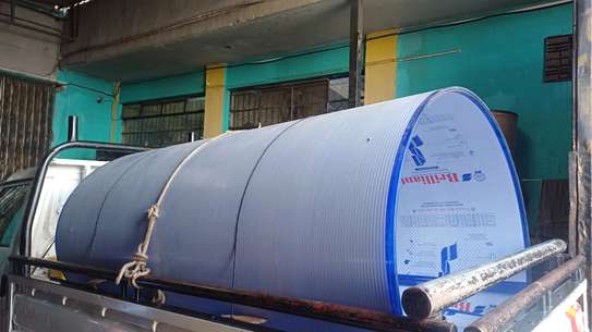 Polycarbonate sheets blue 19ft by 6.8ft image 2