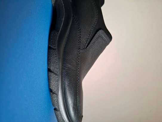 Men's Black Slip-On Work & Casual Shoes image 3
