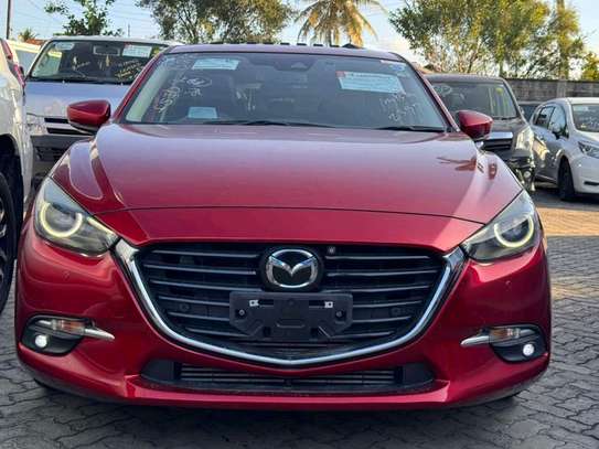 mazda axela red wine hachback image 10
