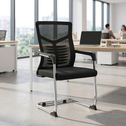 Mesh Black Conference Chair image 5