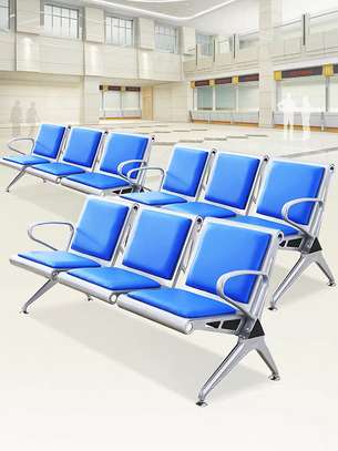 Office Bench: 4 Seater Leather Office Bench In Ahero image 8