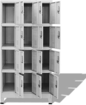 12 Locker Vertical Steel Storage Cabinet image 3