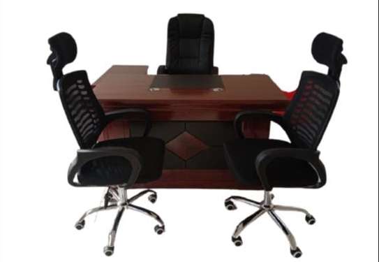 Executive mohogany office Desk image 5