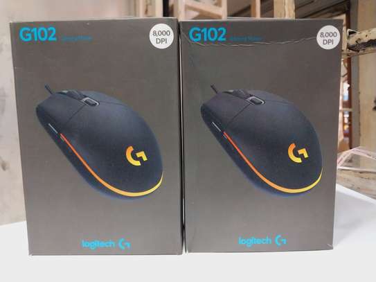 Logitech G102 Gaming Mouse 8000DPI RGB Mice image 1