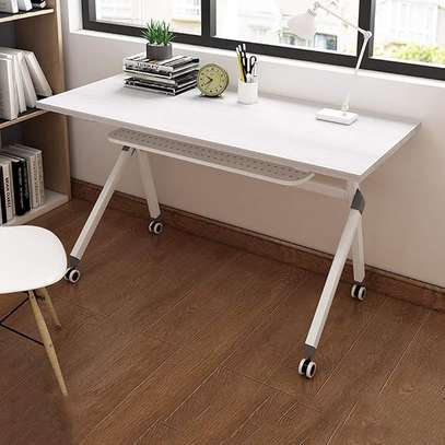 Steel-Legged 120cm Computer Table image 1