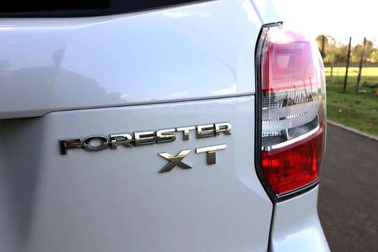 2015 Subaru Forester XT Turbo SJG Pearl White image 4