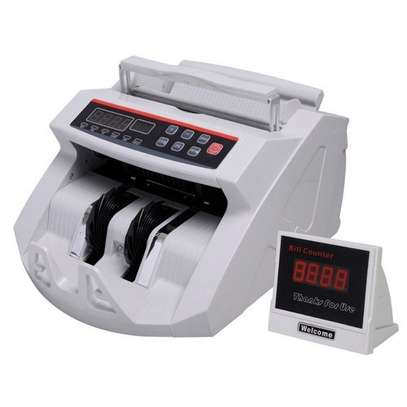 220V money counting machine with UV+MG detection image 1