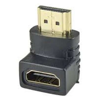 HDMI Right-Angle Male to Female Video Adapter image 1