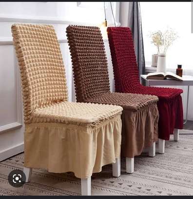 Trendy Bubble Stretch Dinning Seat covers image 8