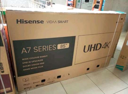 85 Hisense smart UHD 4K Television +Free TV Guard image 1
