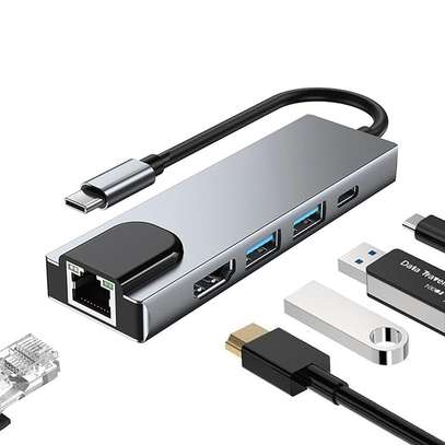 5 In 1 USB Type C Hub  Adapter. image 3