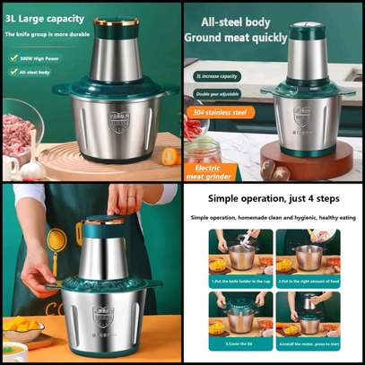 3L STAINLESS STEEL ELECTRIC MULTIFUNCTION GRINDER image 1