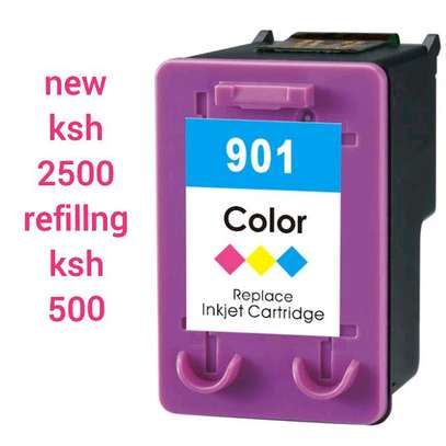901 inkjet cartridge coloured CC656AN image 1