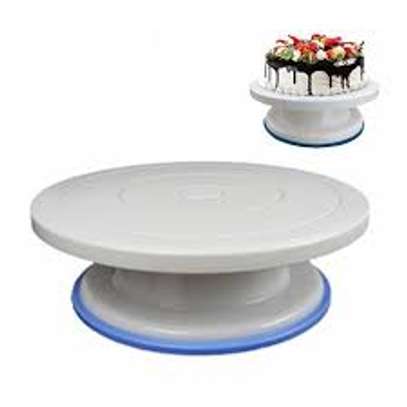 White Cake Turntable image 2