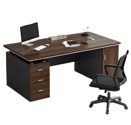 1.4M Modern Luxury Rectangular Home Office Desk image 7