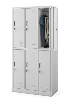 Office Cabinet : 6-Door Office Steel Polished Cabinet image 6