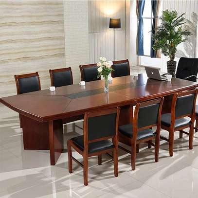 Office Table : 2 Meter Mahogany Boardroom Table image 1