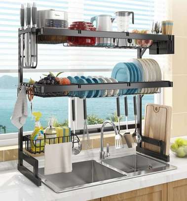 Double layer over sink rack image 4