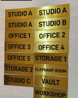 Door signs of quality material. image 4