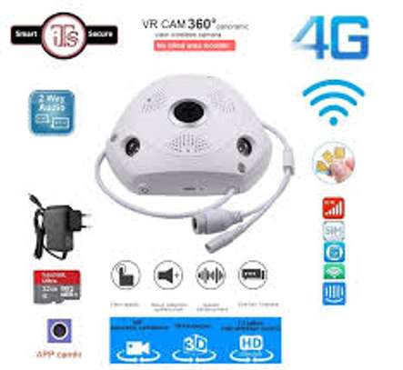 VR CAM Wide Angle 360 Degree Indoor IP CCTV Camera image 1