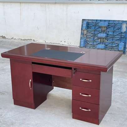 Office Desk: 1.2m Mahogany Office Desk image 3