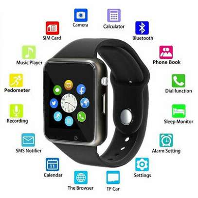 A1 Bluetooth smartwatch phone 2G simcard for Android iOS image 1