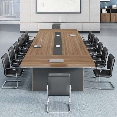 Office Table :  14 Chair Office Boardroom Table Setup image 10