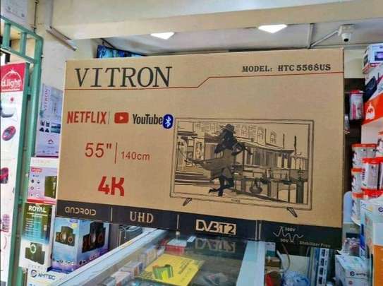 55 Vitron Android UHD 4k HDR +Free wall mount image 1