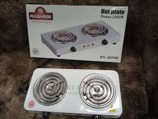 Rashnik Electric Double Spiral Coil Hot Plate 2-Burner image 2