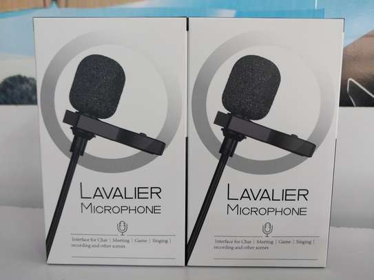 3.5mm Mono Plug Clip On Lavalier Lapel Mic Microphone image 1