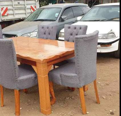 6 seater fabric dining... image 1