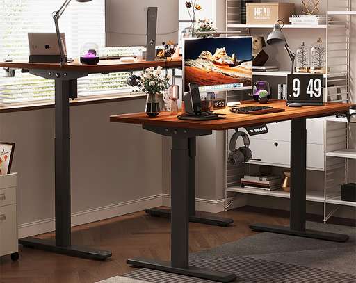 Office Desk : Electric Height Lift Smart Computer Desk image 5