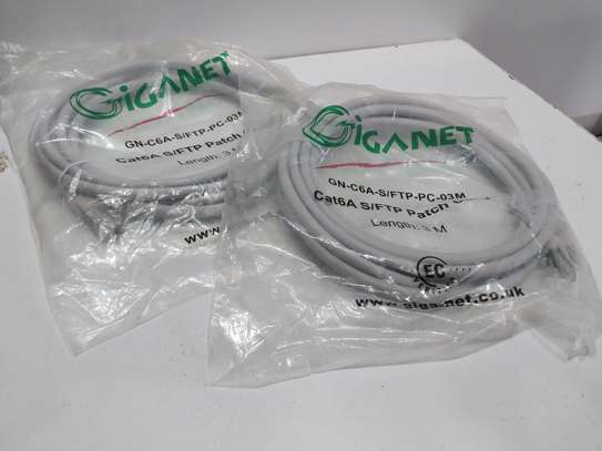 3m CAT6A Ethernet Cable - Grey CAT 6A Giganet Ethernet image 1